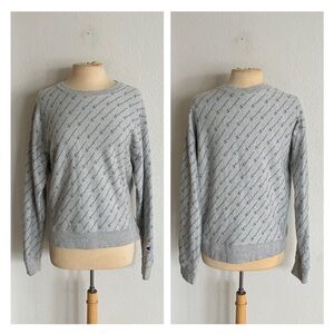 Champion all over print fleece lined sweatshirt